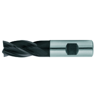End milling cutter HSS-E PM DIN844N 6mm Z=4 short, TiAlN